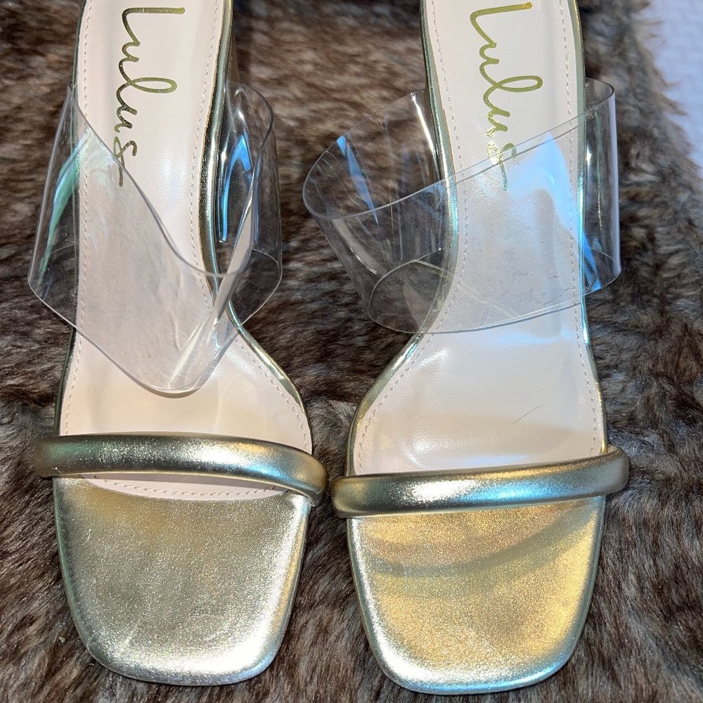 Brand New Lulus slip on sandals Sz 6 1/2